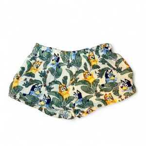 Bluey Linen Shorts 5T Girls Bingo Spring Summer Vacation